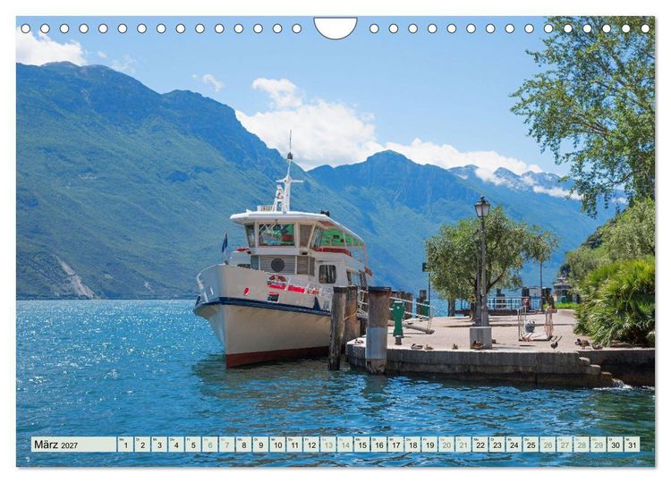 Produktbild: Gardasee - Perle Italiens (Wandkalender 2027 DIN A4 quer), CALVENDO Monatskalender