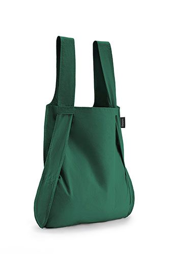 Produktbild: Notabag Original 2in1 Tasche & Rucksack - faltbare Einkaufstasche Backpack Bag - Forest Green