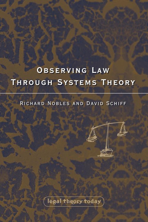 Produktbild: Observing Law through Systems Theory