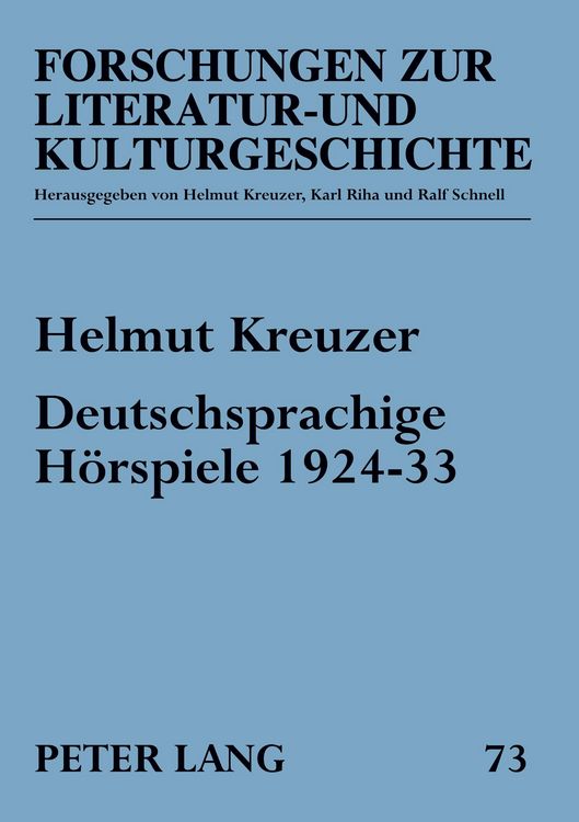 Produktbild: Deutschsprachige H&ouml;rspiele 1924-33