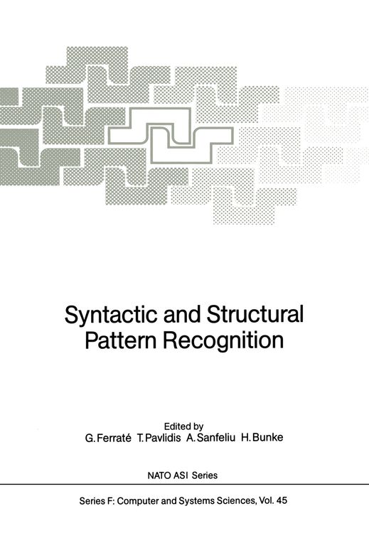 Produktbild: Syntactic and Structural Pattern Recognition