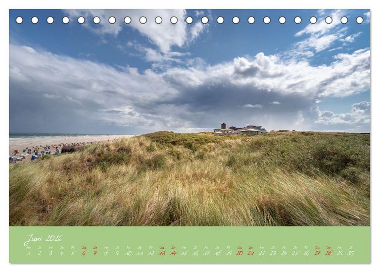 Produktbild: "T&ouml;werland" Juist (Tischkalender 2026 DIN A5 quer), CALVENDO Monatskalender
