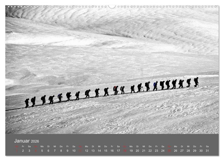 Produktbild: Bergsteigen - Extremsport am Limit (Wandkalender 2026 DIN A2 quer), CALVENDO Monatskalender