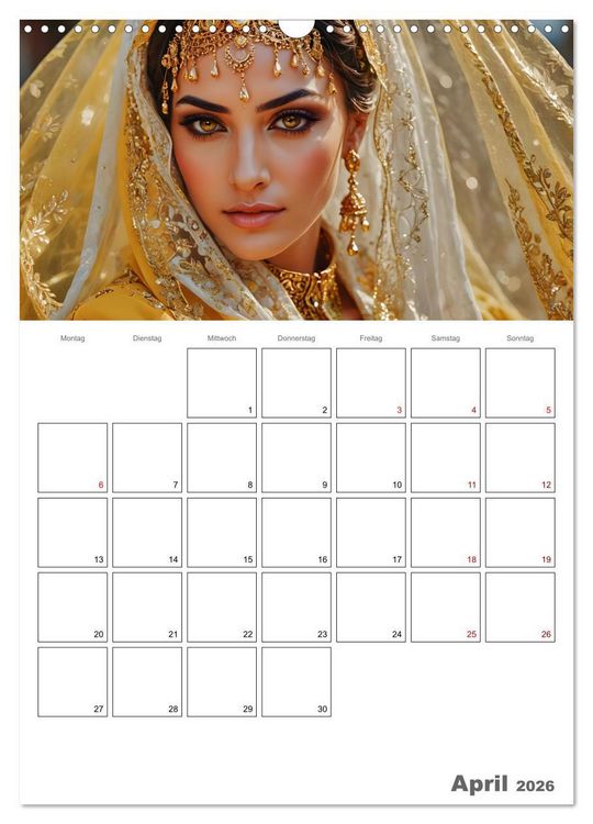 Produktbild: Frauen des Sultans (Wandkalender 2026 DIN A3 hoch), CALVENDO Monatskalender