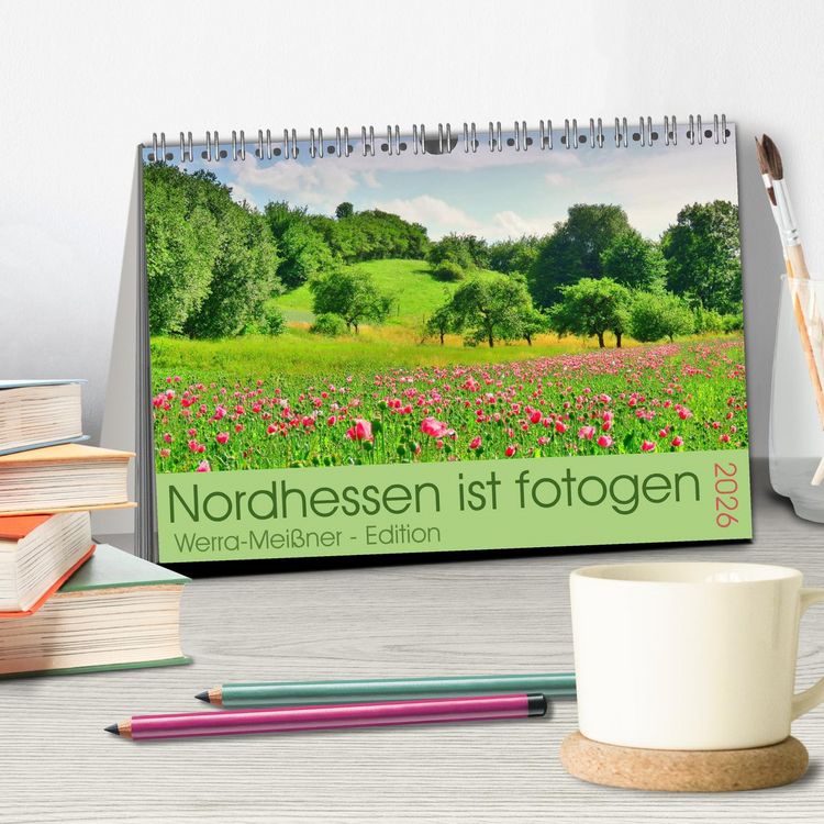 Produktbild: Nordhessen ist fotogen - Werra-Mei&szlig;ner - Edition (Tischkalender 2026 DIN A5 quer), CALVENDO Monatskalender