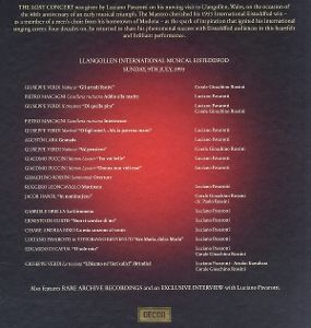 Produktbild: Pavarotti: The Lost Concert