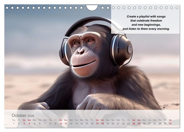 Produktbild: Positive new start after divorce (Wall Calendar 2026 DIN A4 landscape), CALVENDO 12 Month Wall Calendar