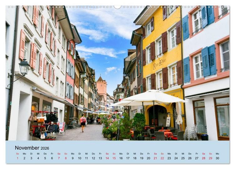 Produktbild: Impressionen vom Hochrhein (hochwertiger Premium Wandkalender 2026 DIN A2 quer), Kunstdruck in Hochglanz