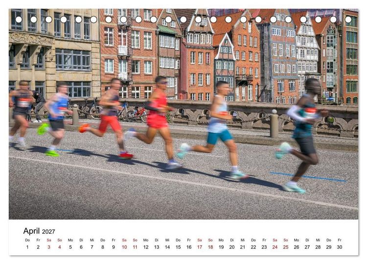 Produktbild: Hamburg Events (Tischkalender 2027 DIN A5 quer), CALVENDO Monatskalender