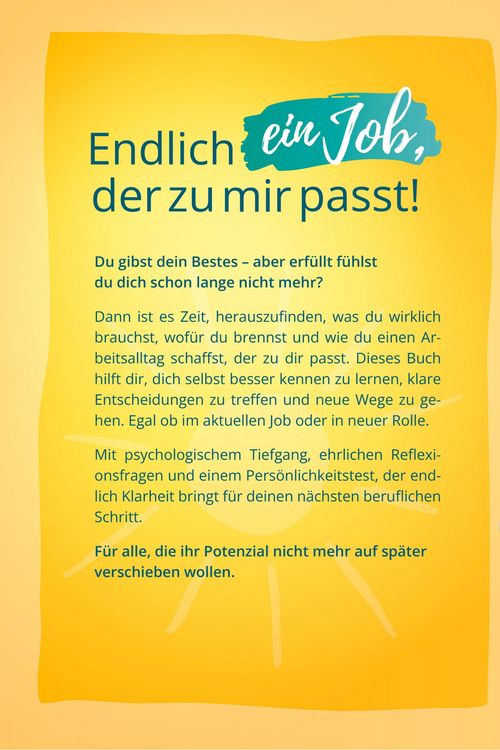 Produktbild: Endlich ein Job, der zu mir passt