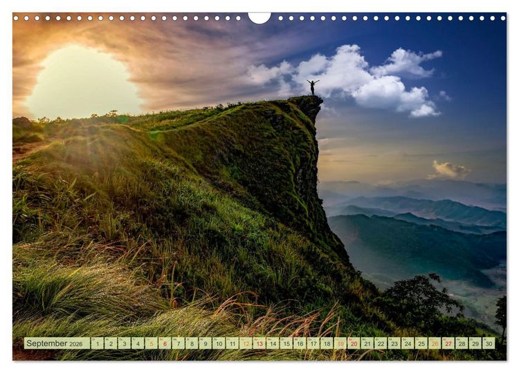 Produktbild: Wandern - die Welt erwartet Dich (Wandkalender 2026 DIN A3 quer), CALVENDO Monatskalender