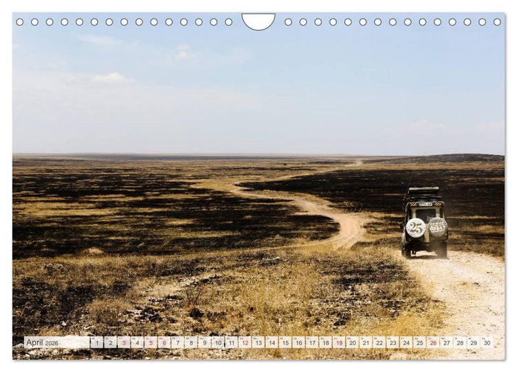 Produktbild: Tansania - Durch die Nationalparks Ostafrikas (Wandkalender 2026 DIN A4 quer), CALVENDO Monatskalender