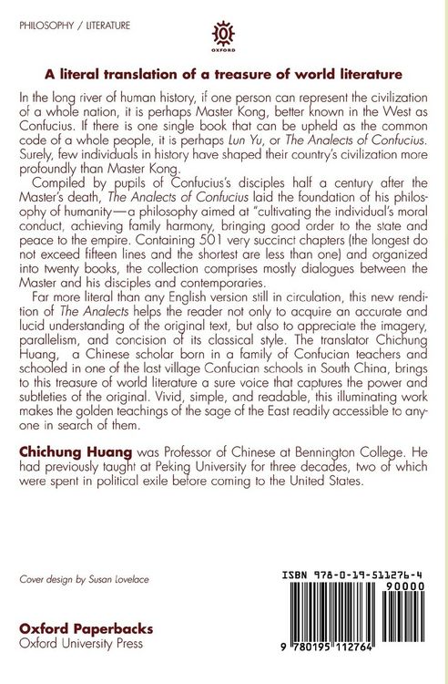 Produktbild: The Analects of Confucius (Lun Yu)