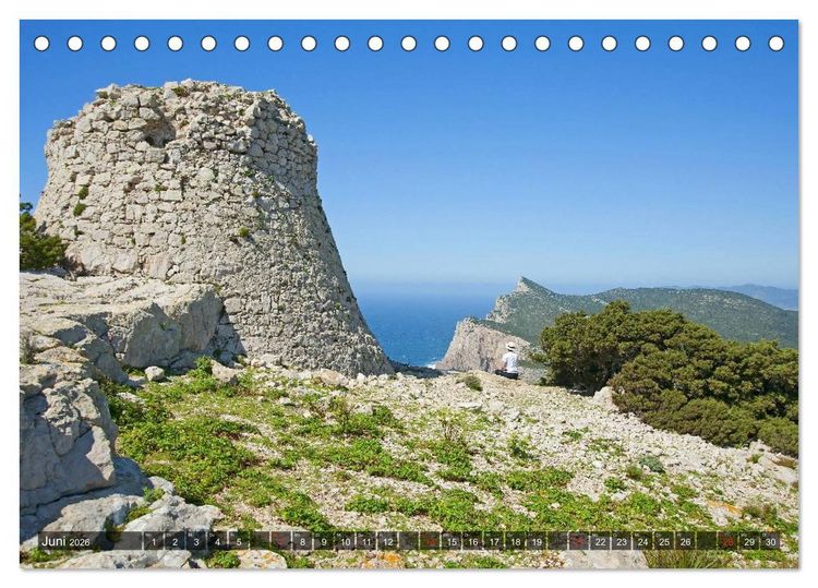 Produktbild: Sardinien Sardigna Sardegna Sardenya 2026 (Tischkalender 2026 DIN A5 quer), CALVENDO Monatskalender