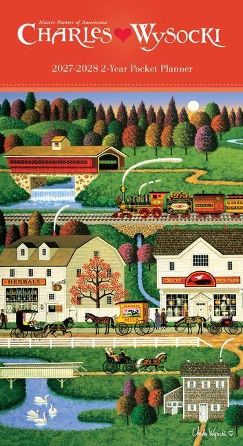 Produktbild: Charles Wysocki Americana 2027-2028 2-Year Pocket Planner