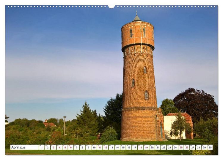 Produktbild: Parchim - Idyllische Kleinstadt an der Elde (Wandkalender 2026 DIN A2 quer), CALVENDO Monatskalender