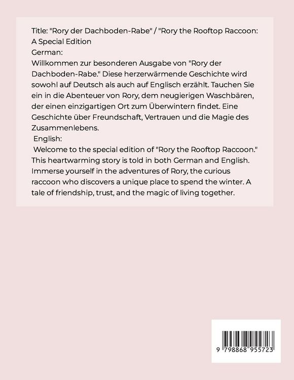 Produktbild: Rory Der Waschb&auml;r auf dem Dach GERMAN