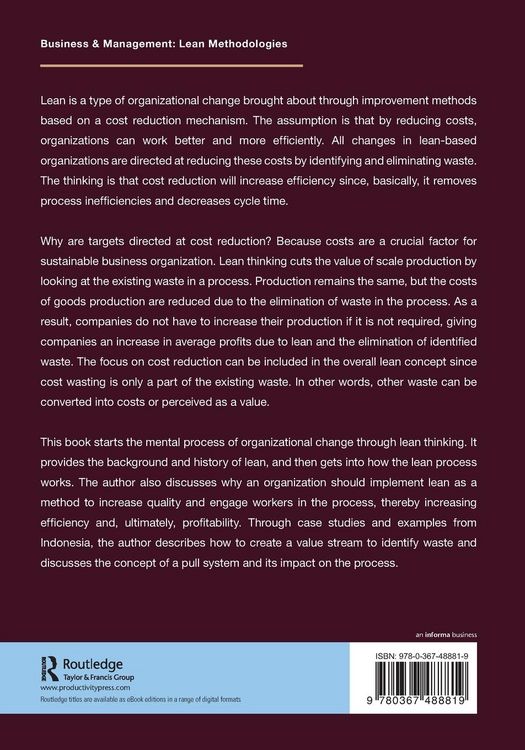 Produktbild: Organizational Change through Lean Methodologies