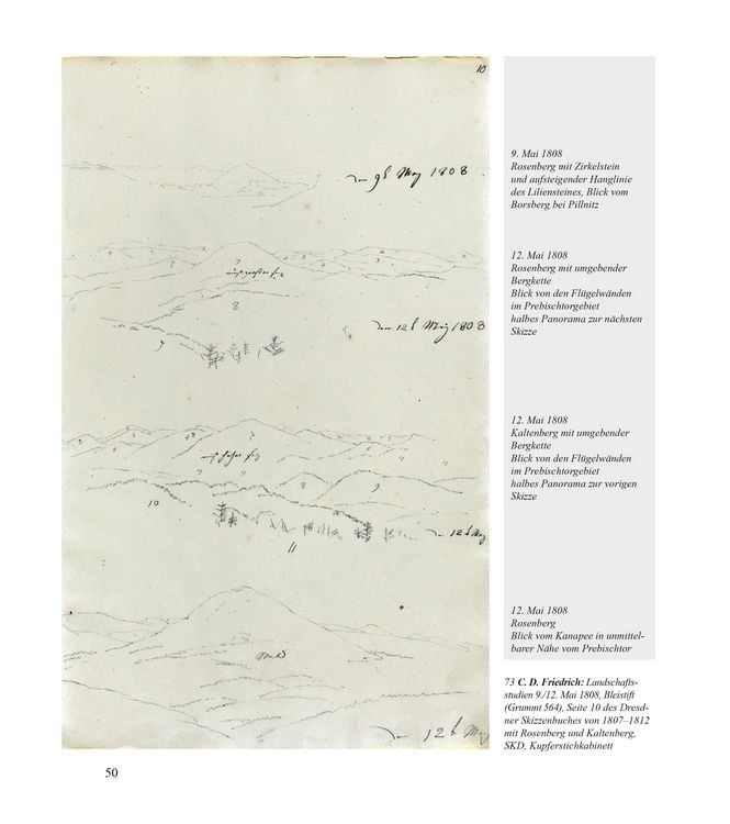 Produktbild: Caspar David Friedrich &ndash; Das Riesengebirge und die b&ouml;hmischen Berge