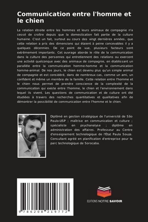 Produktbild: Communication entre l'homme et le chien