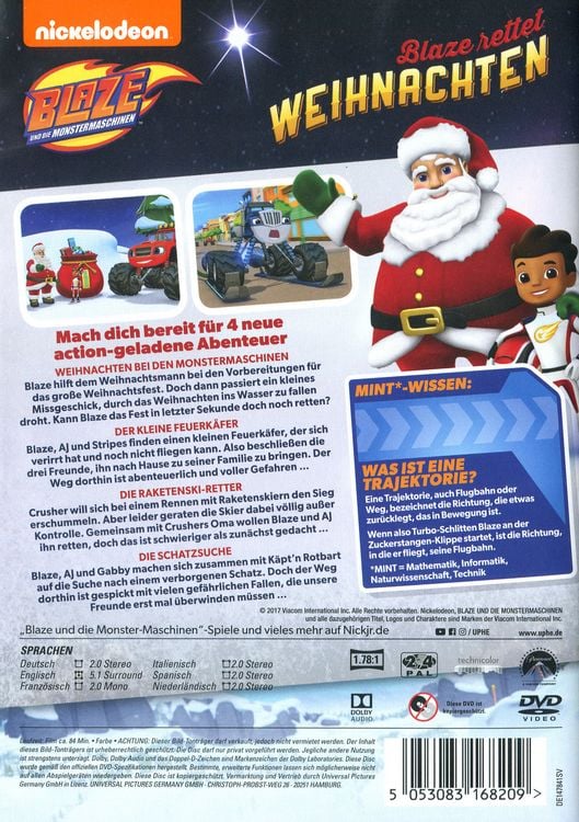 Produktbild: Blaze und die Monster-Maschinen - Blaze rettet Weihnachten