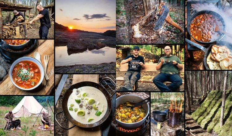 Produktbild: Outdoor Kochen &ndash; Ohne Strom und ohne Schnickschnack mit den Naturens&ouml;hnen