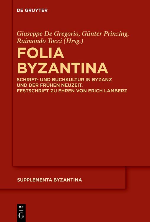 Produktbild: Folia Byzantina