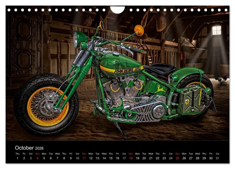 Produktbild: Motorbike Dreams (Wall Calendar 2026 DIN A4 landscape), CALVENDO 12 Month Wall Calendar