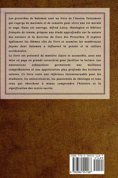Produktbild: Les proverbes de Salomon