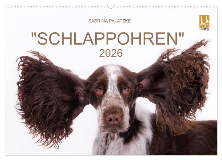 Produktbild: SCHLAPPOHREN (Wandkalender 2026 DIN A2 quer), CALVENDO Monatskalender