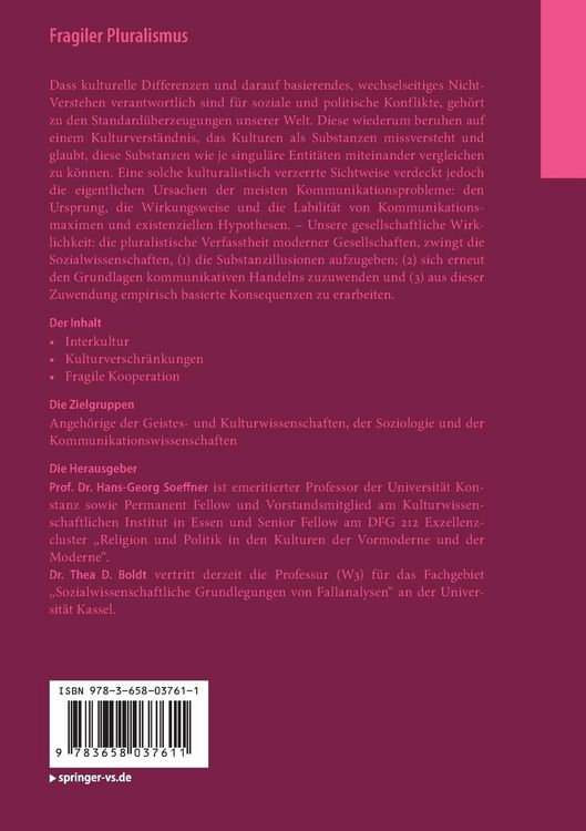 Produktbild: Fragiler Pluralismus