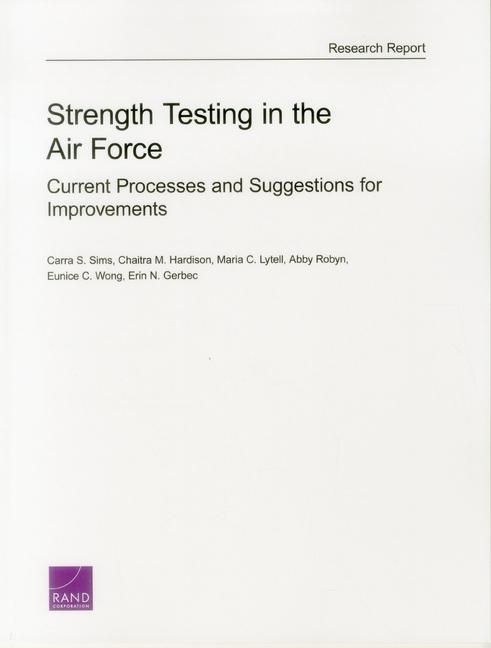 Produktbild: Strength Testing in the Air Force