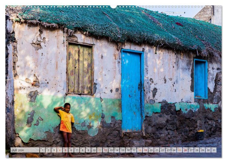 Produktbild: Cabo Verde - Inseln voller Farbe, Licht und Lebendigkeit (hochwertiger Premium Wandkalender 2026 DIN A2 quer), Kunstdruck in Hochglanz