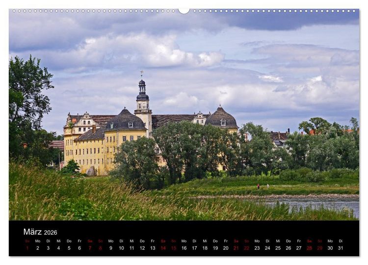 Produktbild: Elberadweg Coswig (Anhalt) (hochwertiger Premium Wandkalender 2026 DIN A2 quer), Kunstdruck in Hochglanz