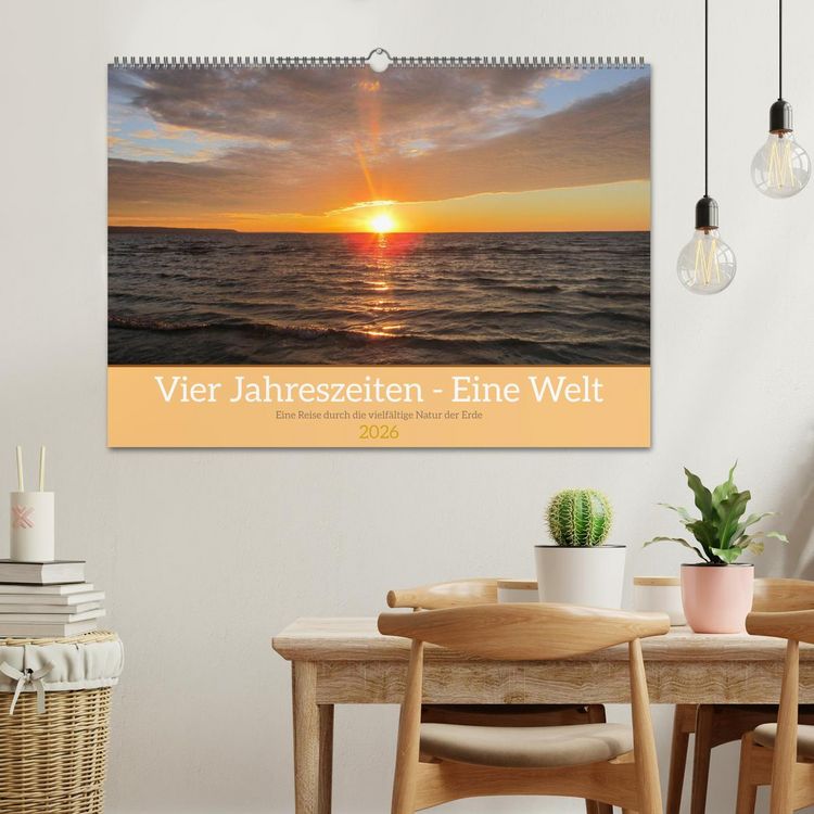 Produktbild: Vier Jahreszeiten - Eine Welt (Wandkalender 2026 DIN A2 quer), CALVENDO Monatskalender