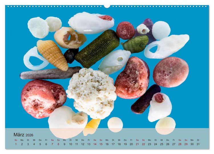 Produktbild: rosaroter korallensand (Wandkalender 2026 DIN A2 quer), CALVENDO Monatskalender