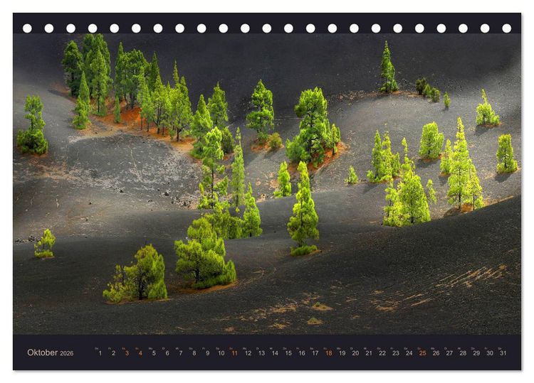 Produktbild: wildes La Palma (Tischkalender 2026 DIN A5 quer), CALVENDO Monatskalender