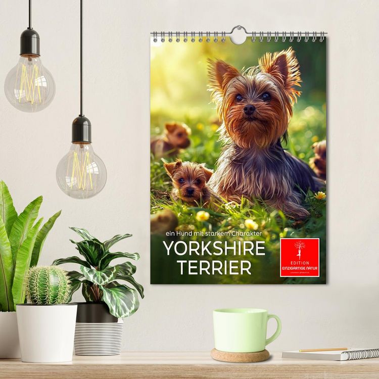 Produktbild: Yorkshire Terrier - ein Hund mit starkem Charakter (Wandkalender 2026 DIN A4 hoch), CALVENDO Monatskalender