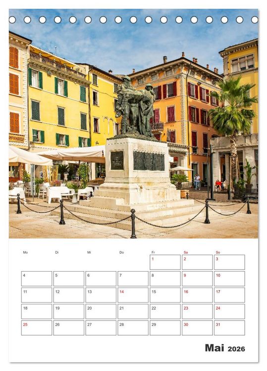 Produktbild: Salo am Gardasee - Reiseplaner (Tischkalender 2026 DIN A5 hoch), CALVENDO Monatskalender