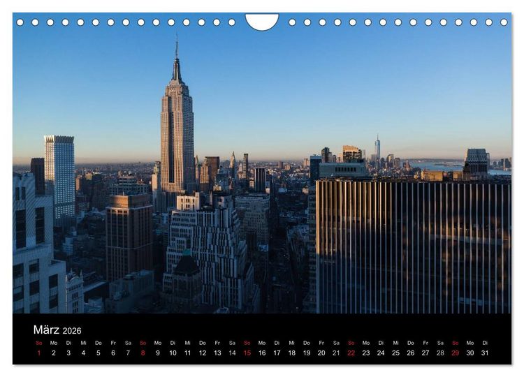 Produktbild: Zu Besuch in New York (Wandkalender 2026 DIN A4 quer), CALVENDO Monatskalender