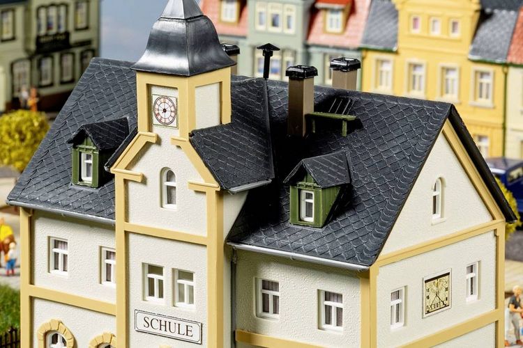 Produktbild: Auhagen 12353 H0, TT Dorfschule