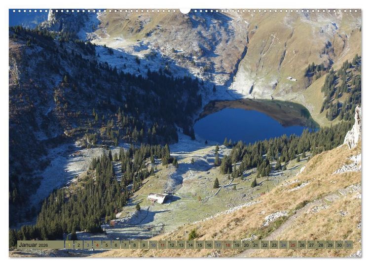 Produktbild: SEENsucht Entdecke Seen in der Schweiz (Wandkalender 2026 DIN A2 quer), CALVENDO Monatskalender