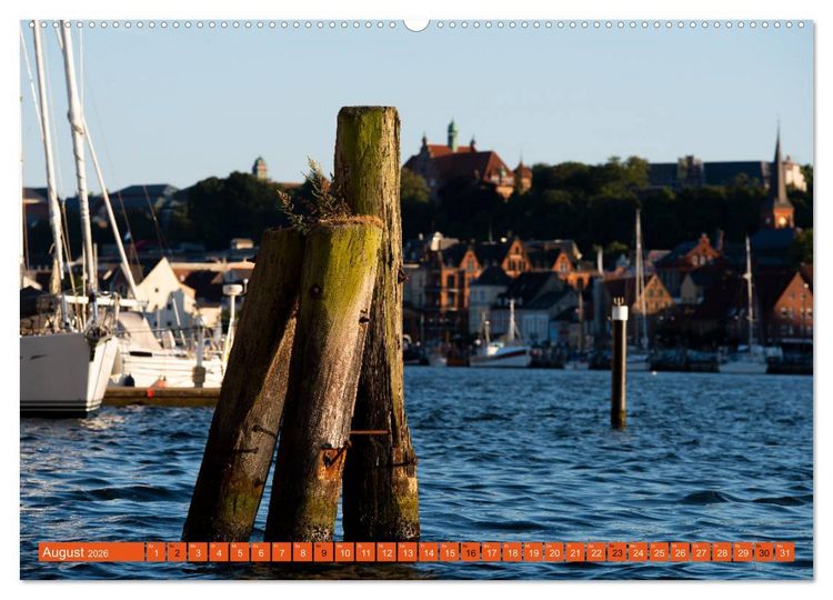 Produktbild: Ostseereise - Flensburg (hochwertiger Premium Wandkalender 2026 DIN A2 quer), Kunstdruck in Hochglanz