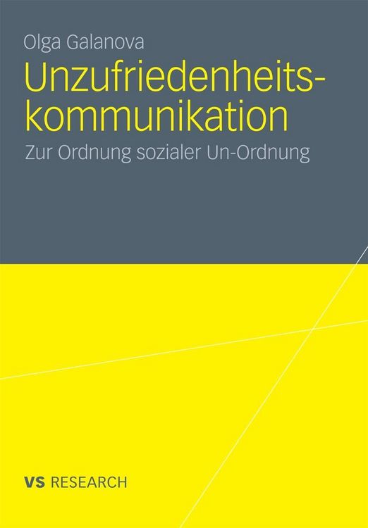 Produktbild: Unzufriedenheitskommunikation