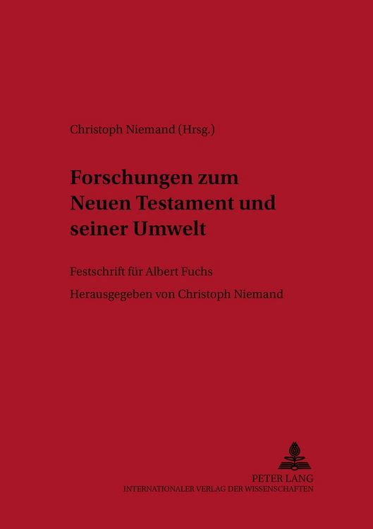 Produktbild: Forschungen zum Neuen Testament und seiner Umwelt