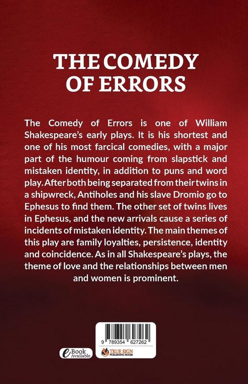 Produktbild: The Comedy of Errors