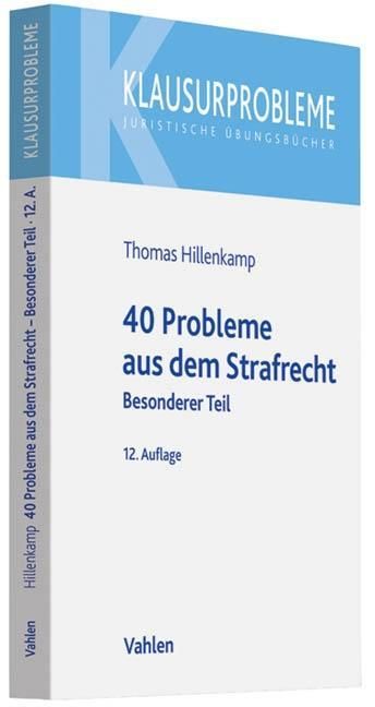 Produktbild: 40 Probleme aus dem Strafrecht