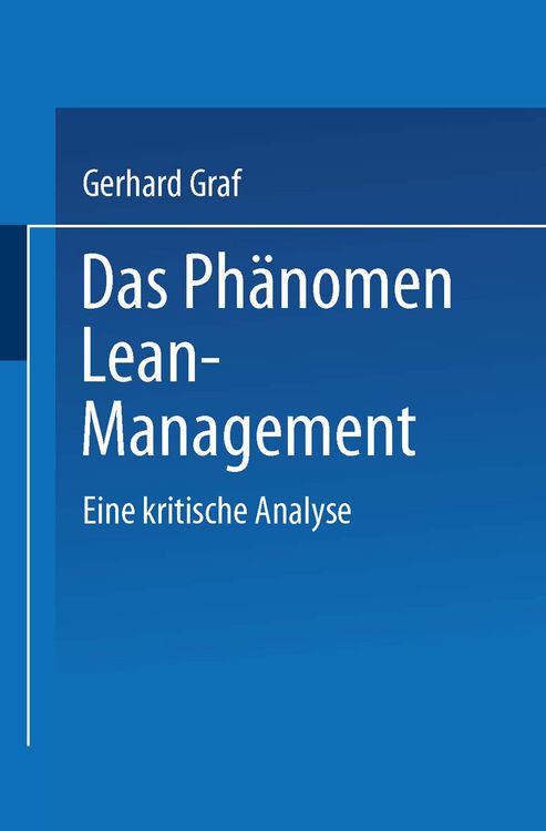 Produktbild: Das Ph&auml;nomen Lean Management