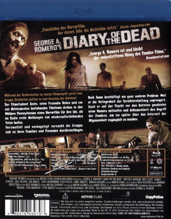 Produktbild: Diary of the Dead