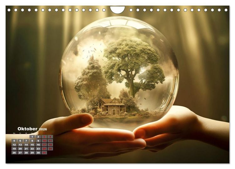 Produktbild: Fantastische Inselwelten (Wandkalender 2026 DIN A4 quer), CALVENDO Monatskalender